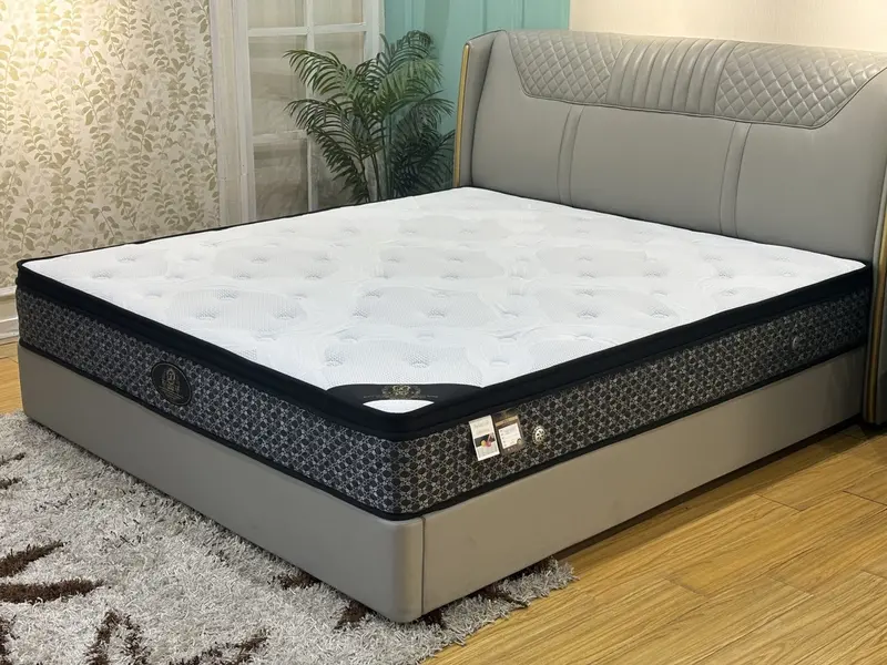 Night Star Bamboo-Infused Queen Mattress – 12-Inch Plush Hybrid Design with Eco-Conscious Top Layer