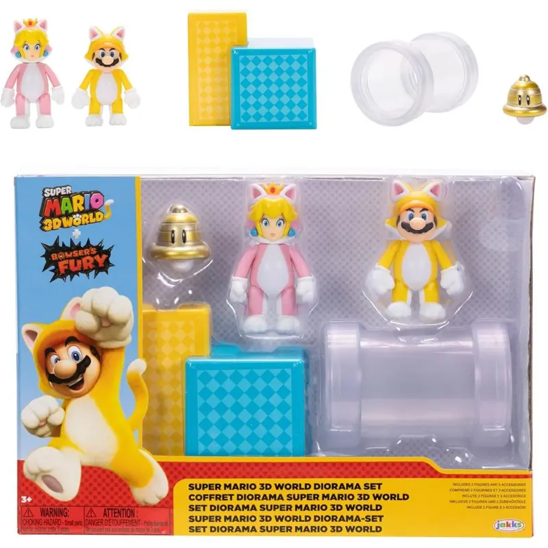 Nintendo Super Mario 2.5-Inch Course Complete Playset – Compact Adventure Toy