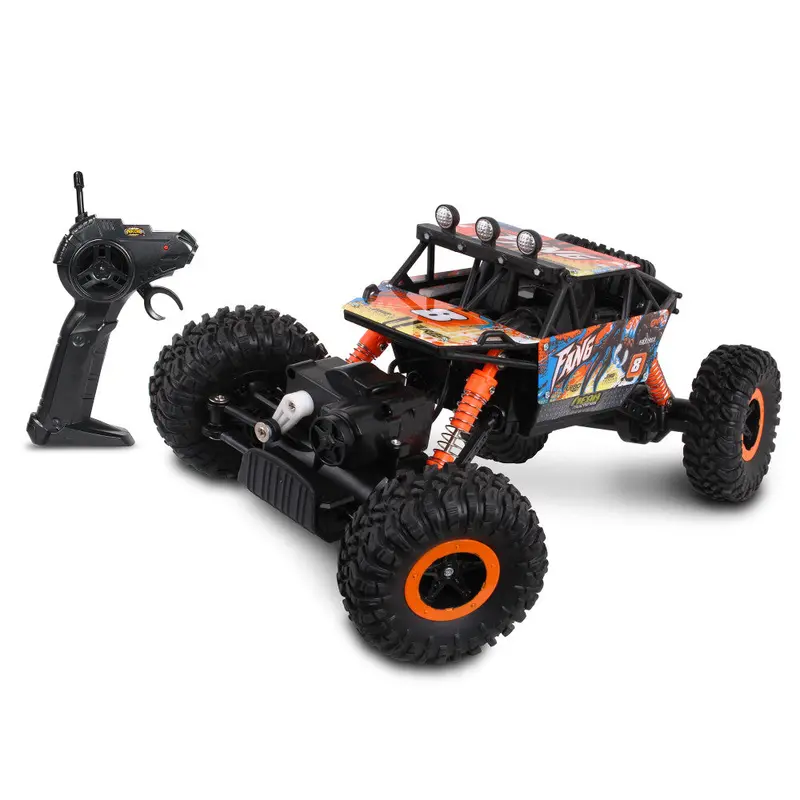NKOK Fang RC Rock Crawler – 1:16 Scale All-Terrain Remote Control Vehicle with LED Lights