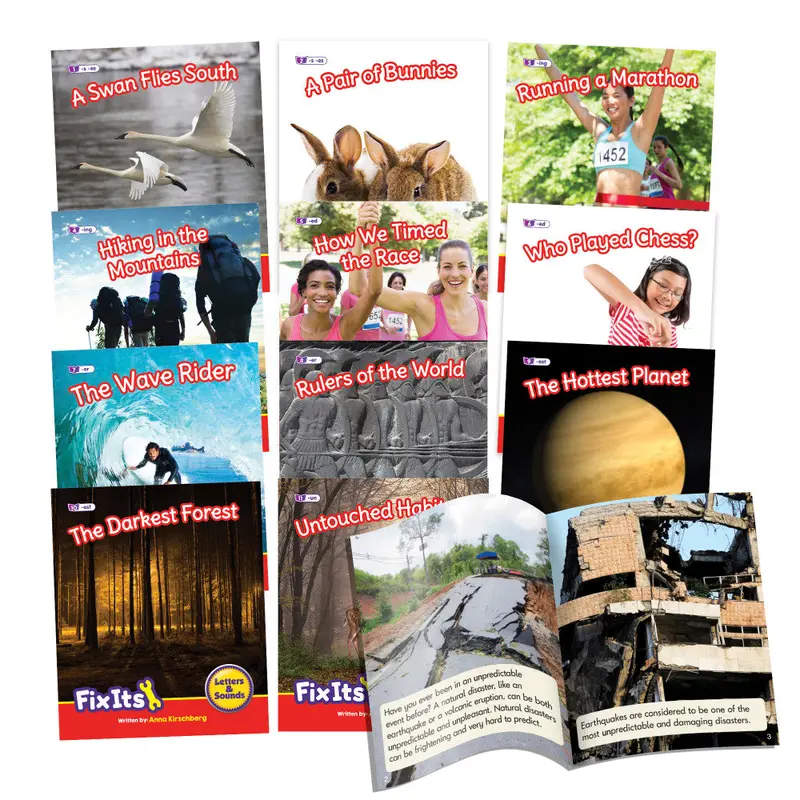 Non-Fiction Decodable Readers – Phase 6 Suffixes & Prefixes Set by Junior Learning
