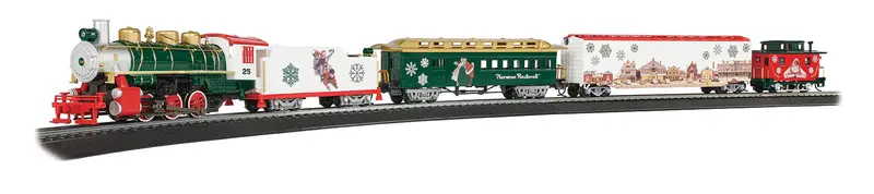 Norman Rockwell Christmas Express HO Scale Model Train Set by Bachmann