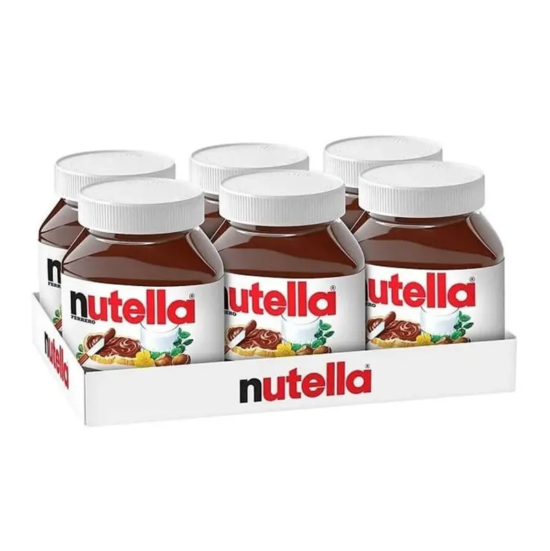 Nutella Hazelnut Spread Family Pack – Six 1 kg Jars for Home & Sharing