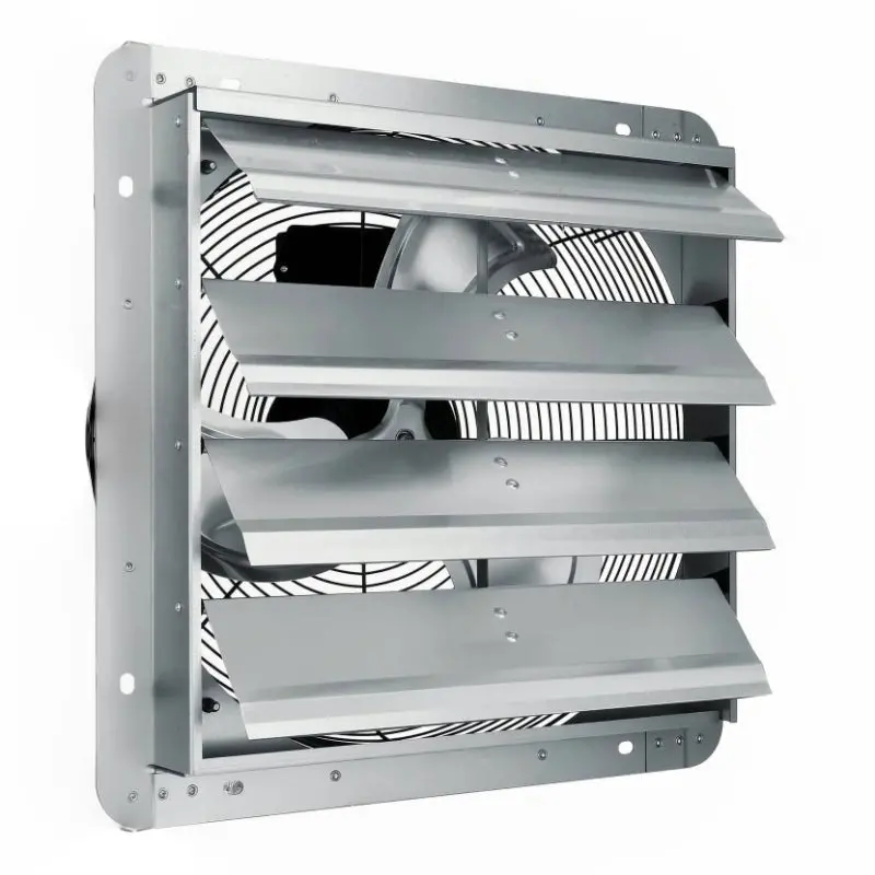 Oil-Bearing Exhaust Wall Fans – 12″ and 20″ Models for Greenhouses, Barns, and Garages
