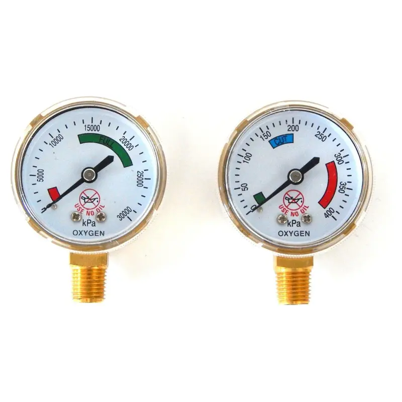 Oxygen Regulator Gauge Kit for Industrial Gas Applications