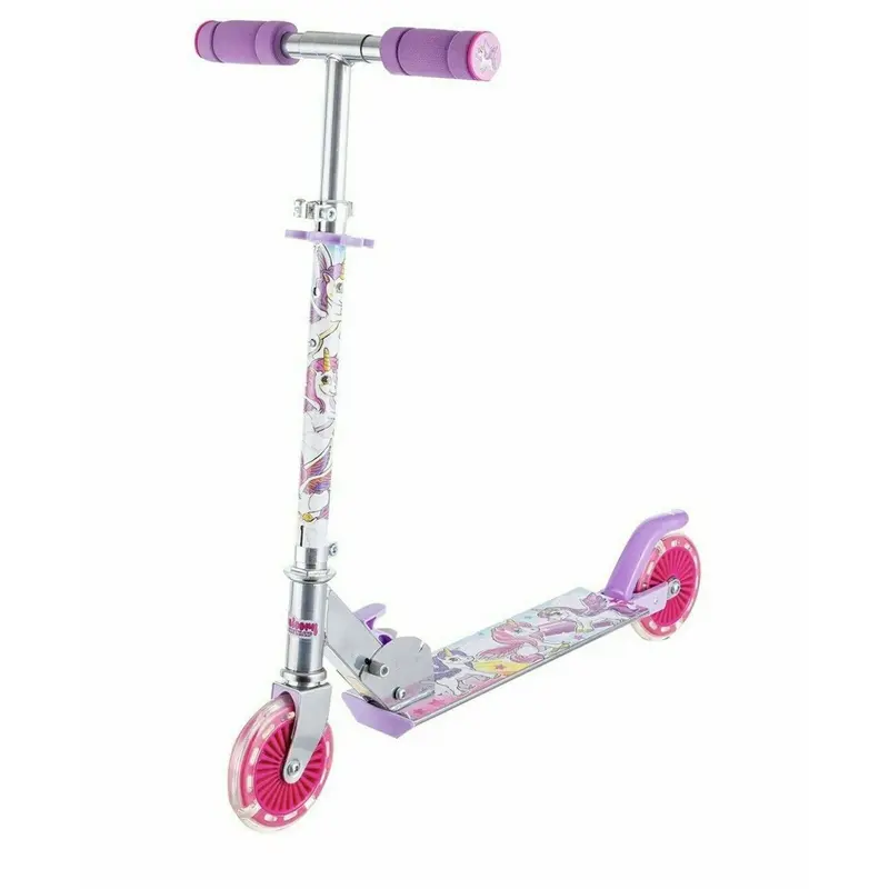 Ozbozz Unicorn Scooter – LED-Lit Wheels & Enchanted Ride Design for Kids