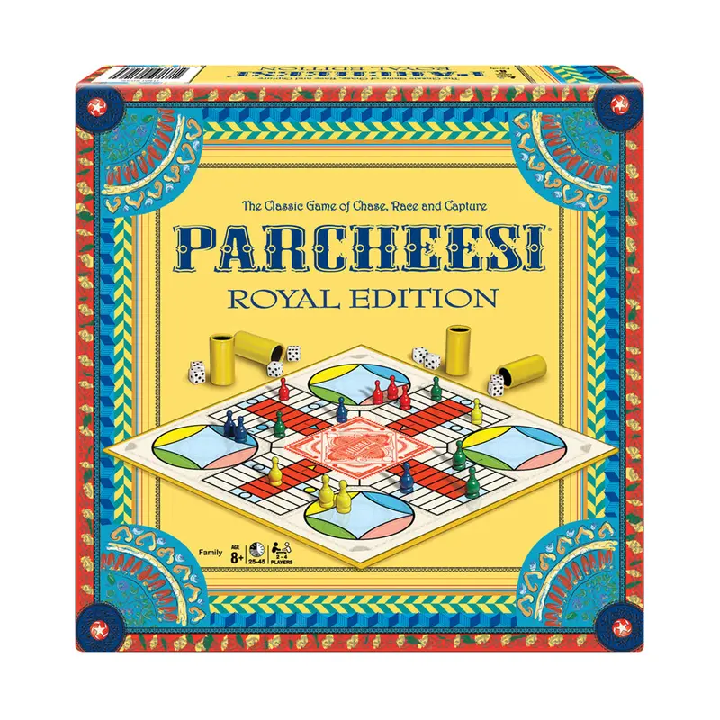Parcheesi Royal Edition – Premium Strategy Board Game with Regal Design