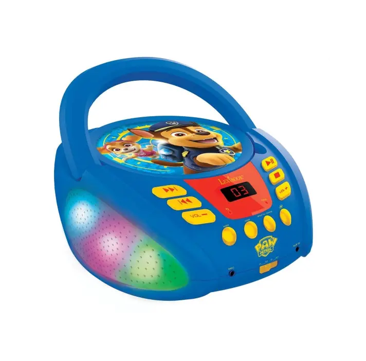Paw Patrol Bluetooth CD Player with Real-Time Voice Modulation Effects