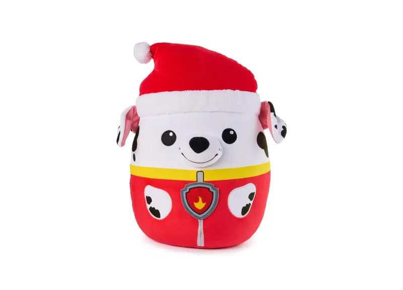 PAW Patrol Holiday Marshall – 12-Inch Firefighter-Themed Squish Plush