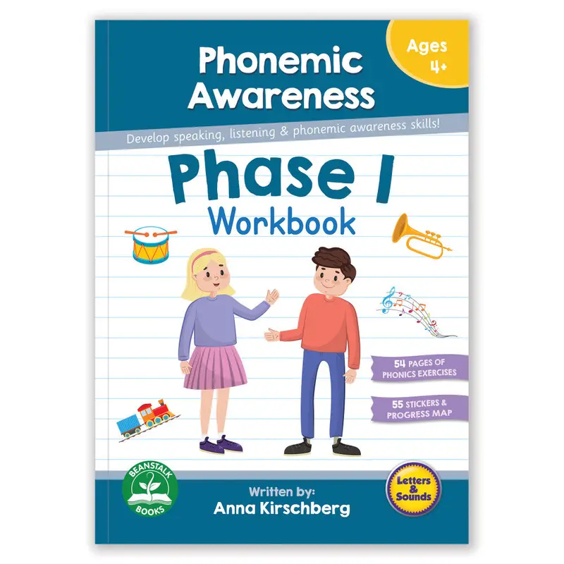 Phase 1 Phonemic Awareness Workbook – Foundational Listening & Sound Discrimination Guide