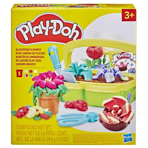 Play-Doh Blooming Flowers Garden Set – Thematic Creativity & Plant-Themed Play