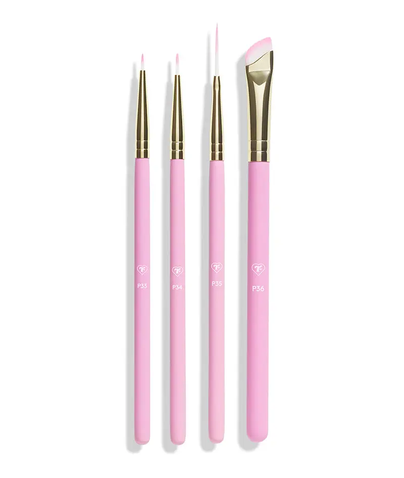 Play Pigment 4-Piece Liner Brush Set – Professional Eye Makeup Kit