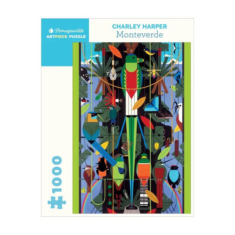 Pomegranate Charley Harper Monteverde 1000-Piece Jigsaw Puzzle