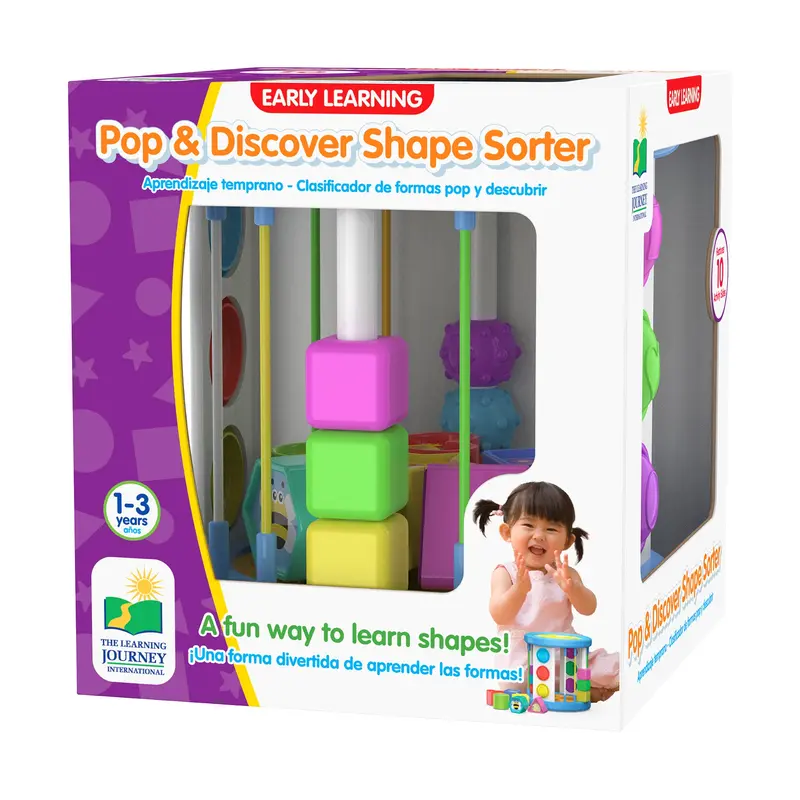 Pop & Discover Shape Sorter – Sensory-Rich Early Learning Sorting Toy