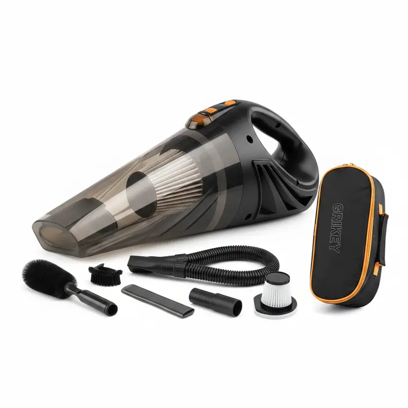 Portable 12V Wet/Dry Vacuum Cleaner – Compact 2-in-1 Vacuum for Cars & Workspaces (33WDV)