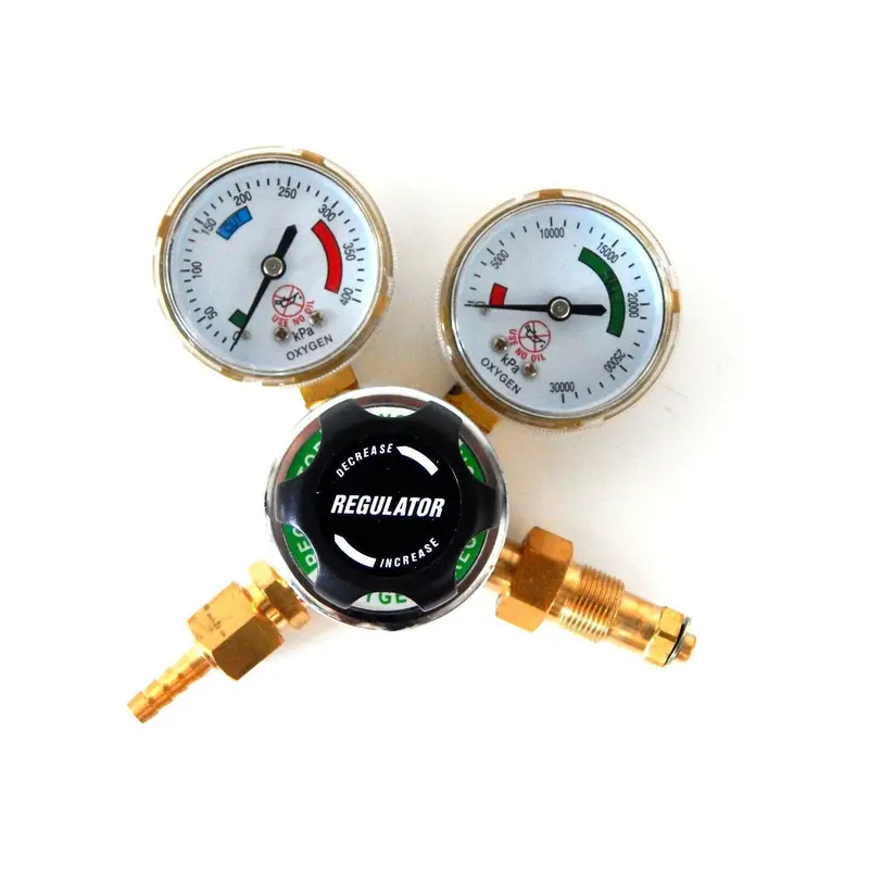 Portable Oxygen Regulator with Compact Portapack Design