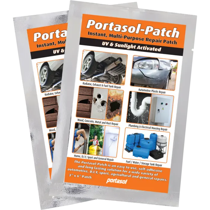 Portasol Fiberglass-Reinforced Repair Patch – 3″ × 6″