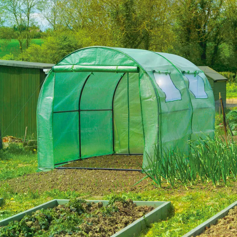 Premium Polytunnel Greenhouse – UV-Stabilized Polyethylene Cover