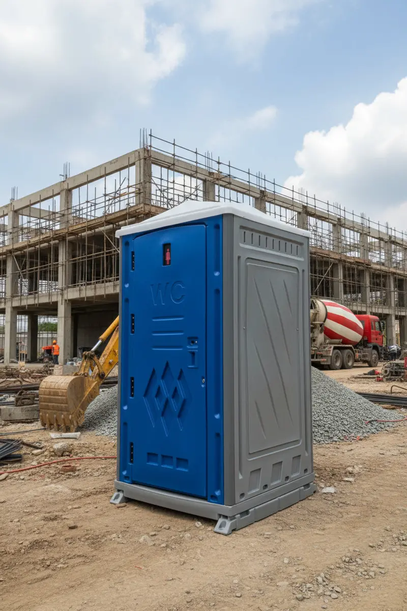 Premium Portable Restroom Unit – Self-Contained Toilet & Sink with 390L Holding Tank (SKU: 240627)