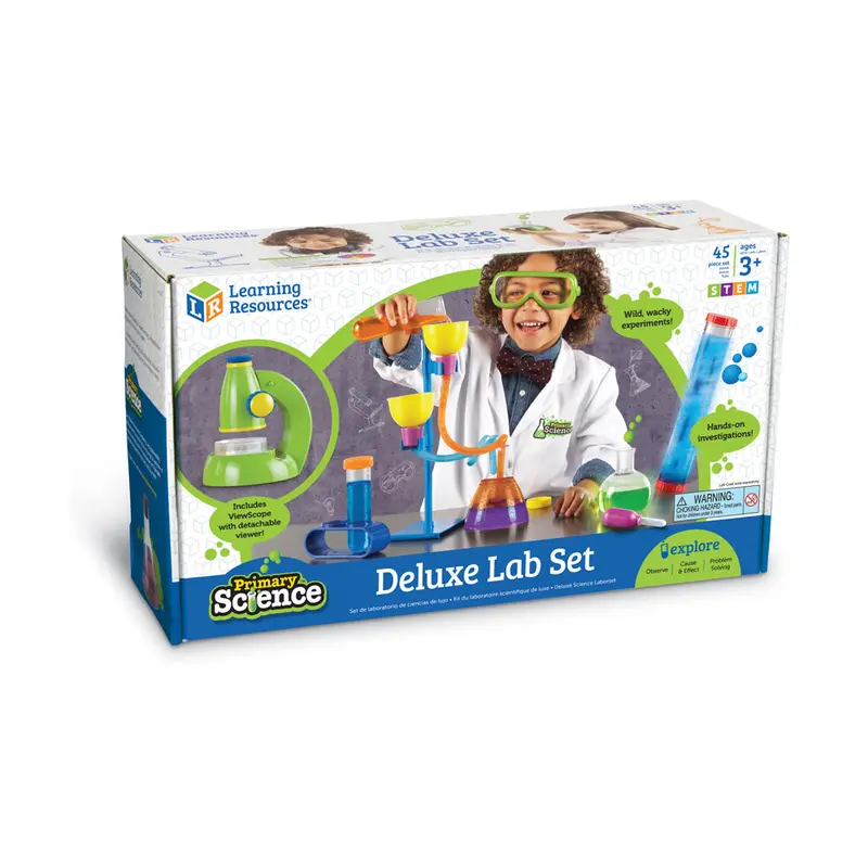 Primary Science Deluxe Lab Set – Comprehensive Hands-On Science Exploration Kit