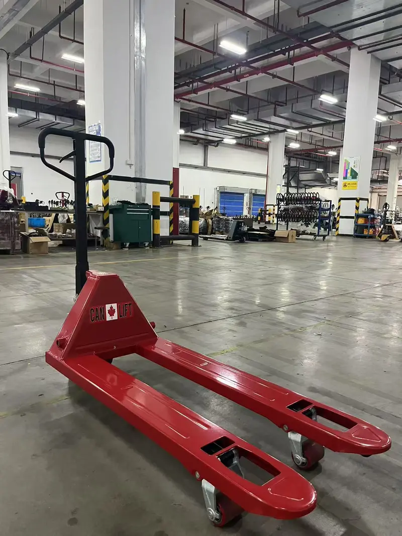 Professional Hand Pallet Jack – 4400–5500 LB Capacity with Low-Profile & Extended-Fork Options