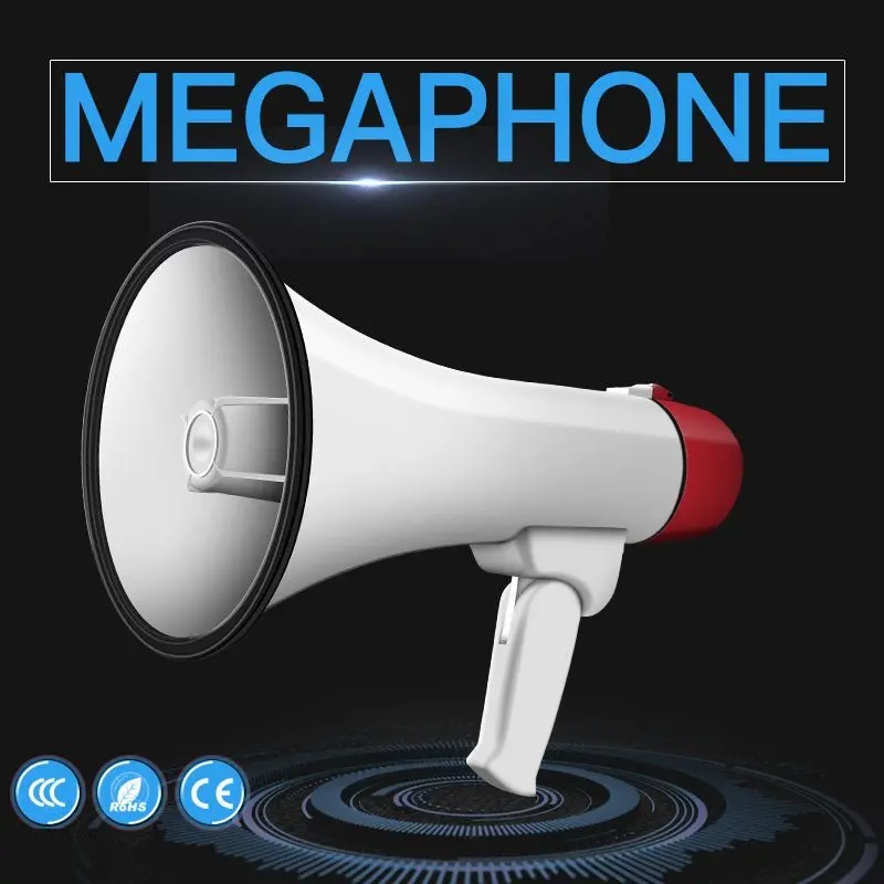 Professional Handheld Megaphone – Detachable Microphone & Long-Range Voice Amplifier ML18