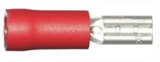 Red 2.8mm Female Spade Terminals – Miniature Crimp Connectors, 100-Pack