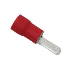 Red 2.8mm Male Spade Crimp Terminals – 100-Pack