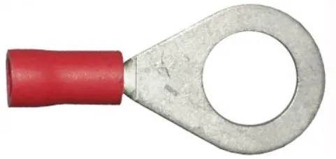 Red 8.4mm Ring Crimp Terminals – 100-Pack