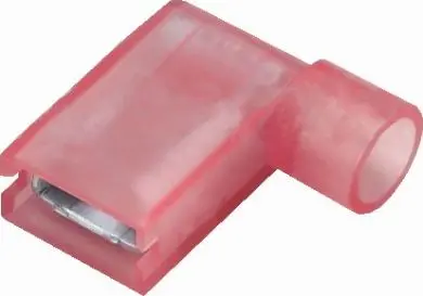 Red Flag Connectors – 6.3mm Fast-On Terminal Tabs for Electrical Projects