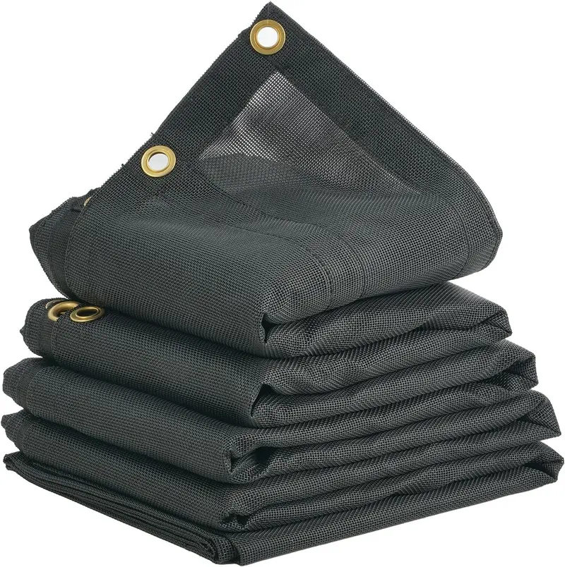 Reinforced Mesh Dump Truck Tarps – Vinyl-Coated Covers in 6’x14′ & 7’x18′ Sizes