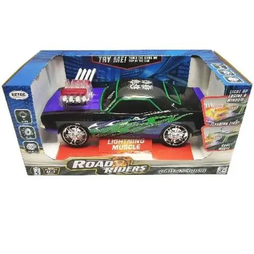 Road Riders Lightning Muscle Car – Bold, Vibrant Diecast Collectible