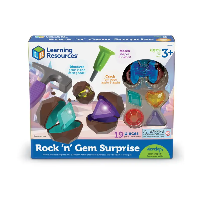 Rock ‘n’ Gem Surprise Geology Kit – Hands-On Earth Science Exploration Set