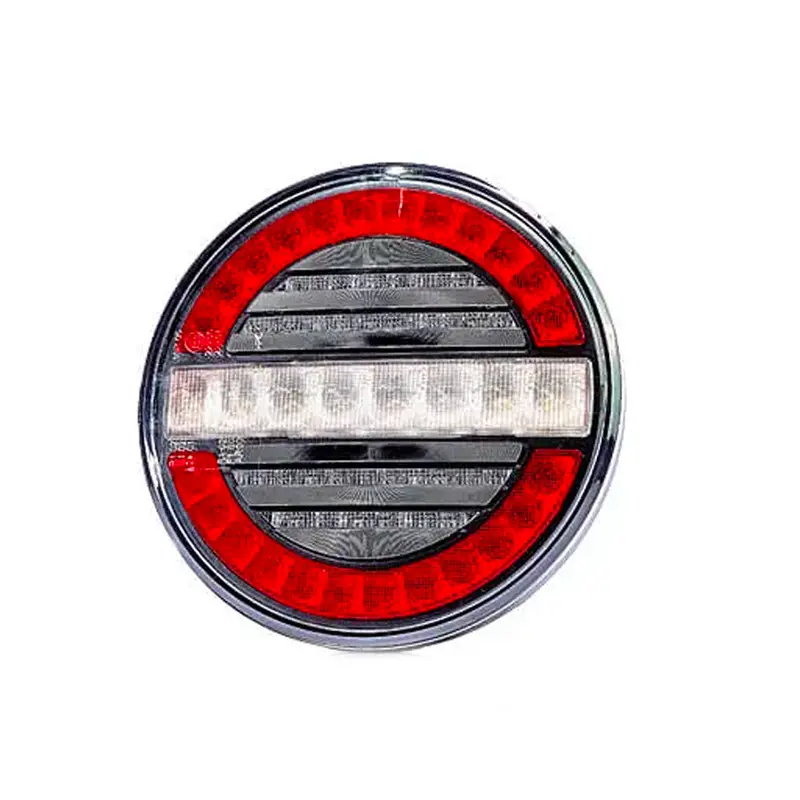 Round Dual-Function Trailer Lamp: Tail, Reverse & Fog Light Combo