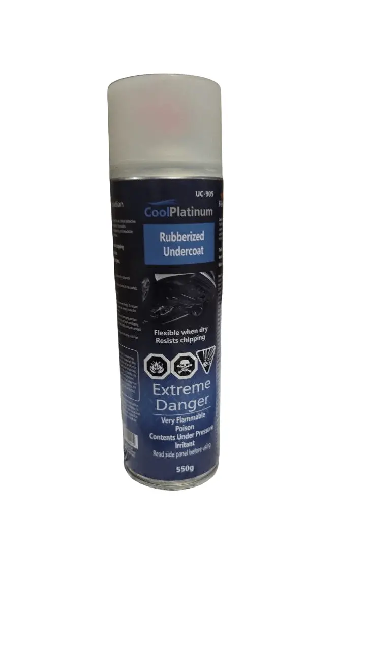 Rubberized Undercoating Spray – 550g Automotive Rust Inhibitor & Sound-Dampening Protective Coating (UC905)