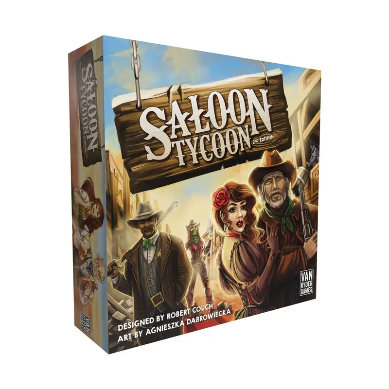 Saloon Tycoon Second Edition – Western-Themed Economic Strategy Board Game