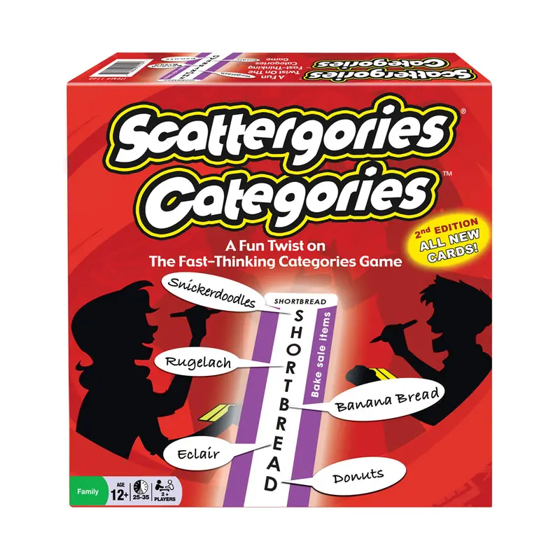 Scattergories Categories Board Game – Fast-Paced Word Association Challenge