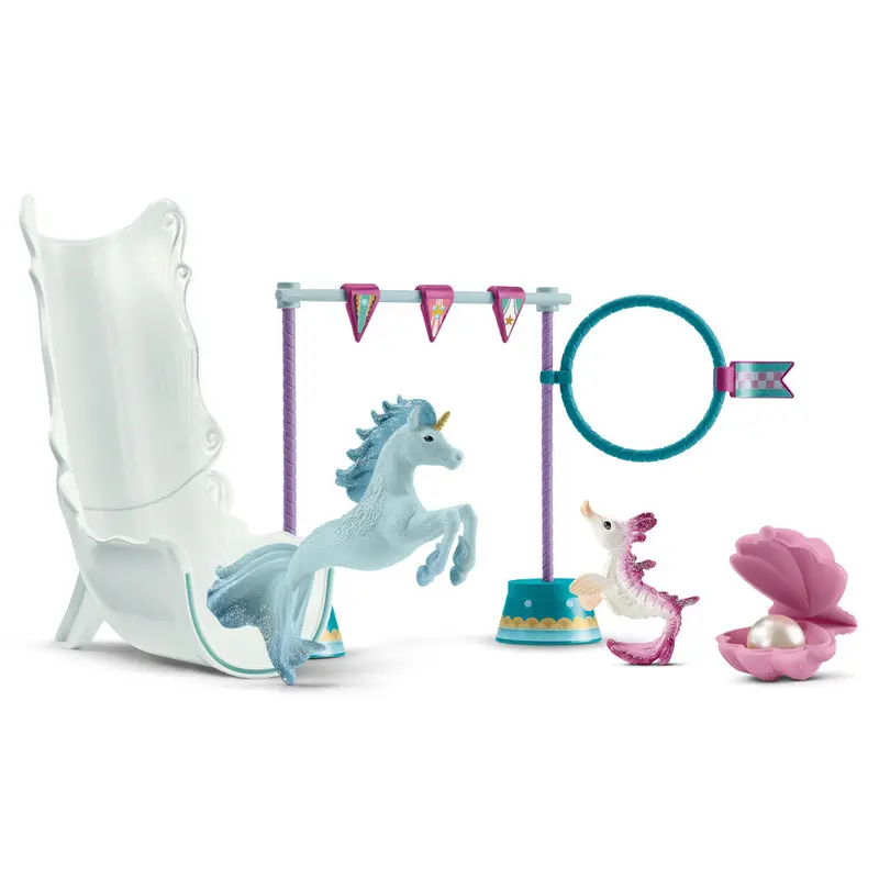 Schleich Bayala Underwater Tournament – 18-Piece Fantasy Mermaid-Themed Playset