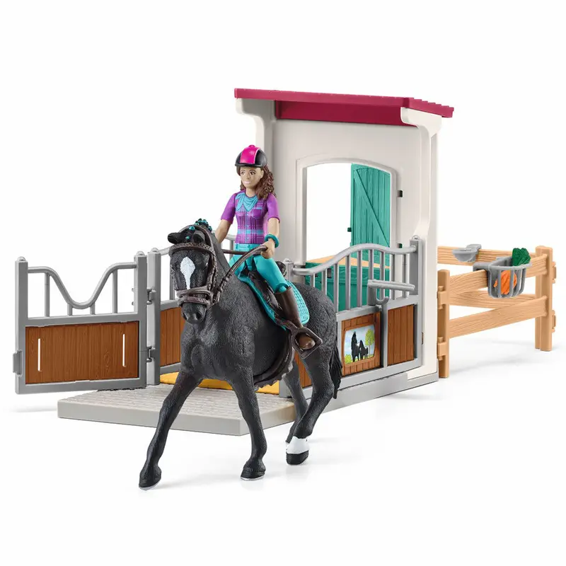 Schleich Horse Club Playset – Lisa and Storm with Poseable Horse Figure