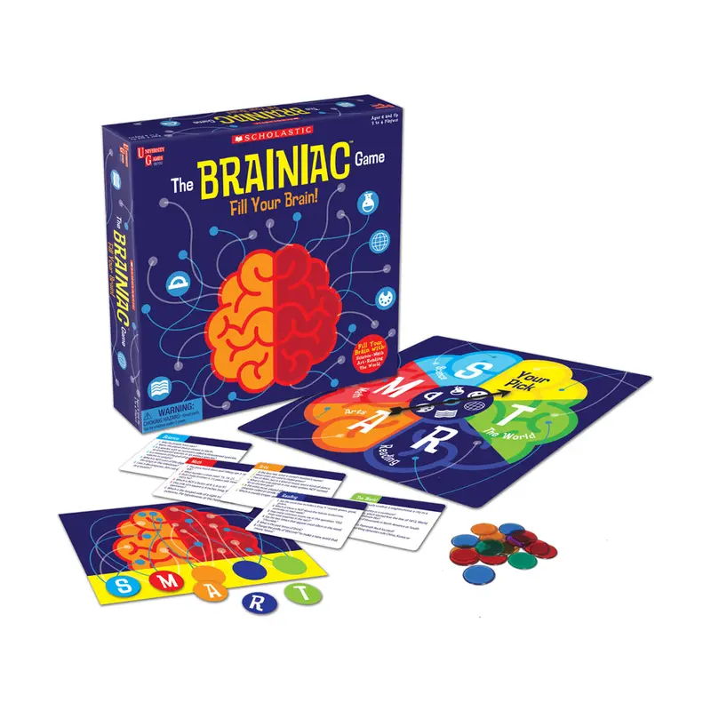 Scholastic Brainiac Trivia Challenge – Educational Board Game