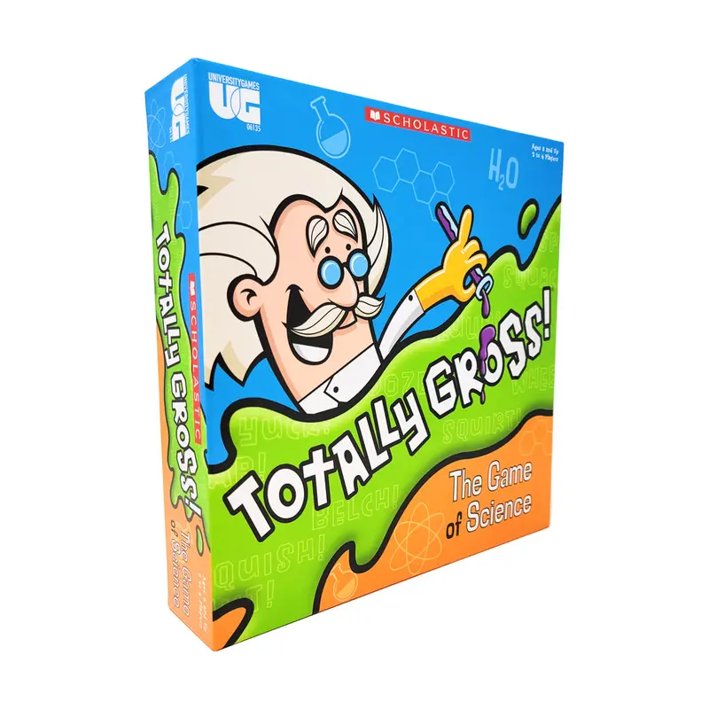 Scholastic Totally Gross! Science Trivia & Experiment Board Game