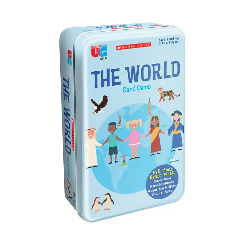 Scholastic World Explorers Illustrated Fact Card Game