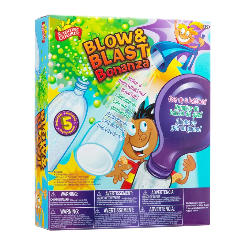 Scientific Explorer Blow & Blast Bonanza: Hands-On Air Pressure Science Kit