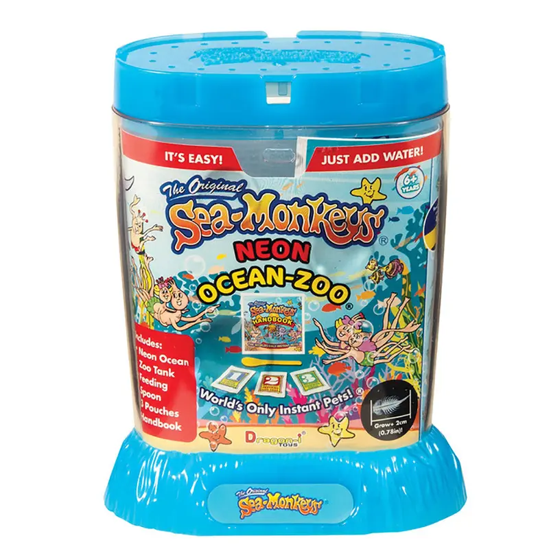 Sea-Monkeys Neon Ocean Zoo Kit – Instant-Glow Aquarium Pet Experience