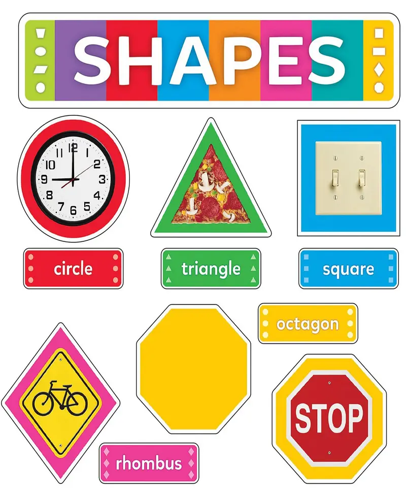 Shapes All Around Us Learning Kit – Hands-On Geometry Exploration for Young Learners