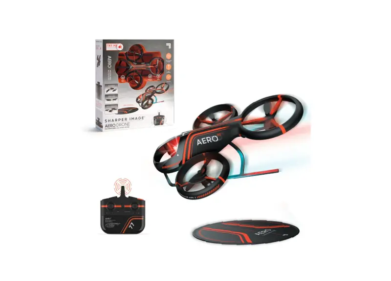 Sharper Image X-Treme Aero Stunt Drone – 2.4 GHz High-Performance RC Quadcopter