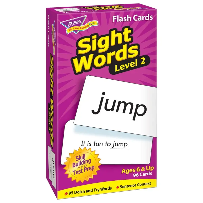 Sight Words Level 2 Flash Cards – Foundational Reading Practice for Emerging Readers