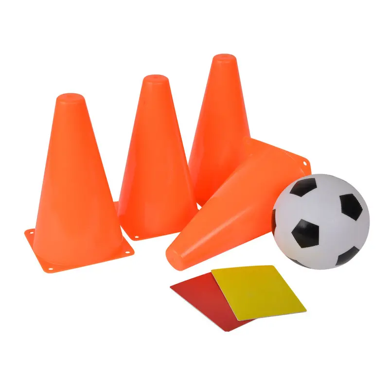 Simba Toys Soccer Training Kit – Cones, Ball, and Referee Cards Bundle
