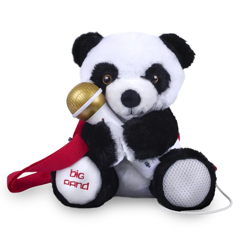 Singing Machine Kids Sing-Along Crew Plush – Big Panda Character