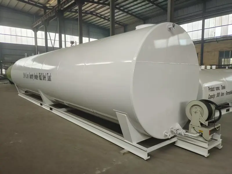 Skid-Mounted Double-Wall Fuel Tanks – 20,000L and 40,000L Industrial Storage with Integrated Pumping