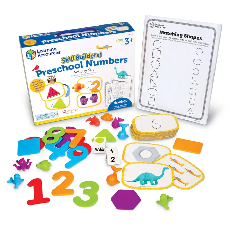 Skill Builders! Preschool Numbers Set – Counting, Matching & Early Arithmetic Tools